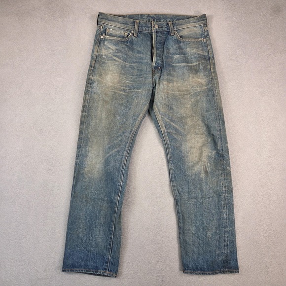Ordinary Fits Jeans Mens 30x26 Selvedge Made In Japan Honeycomb Whiskers - Picture 2 of 13